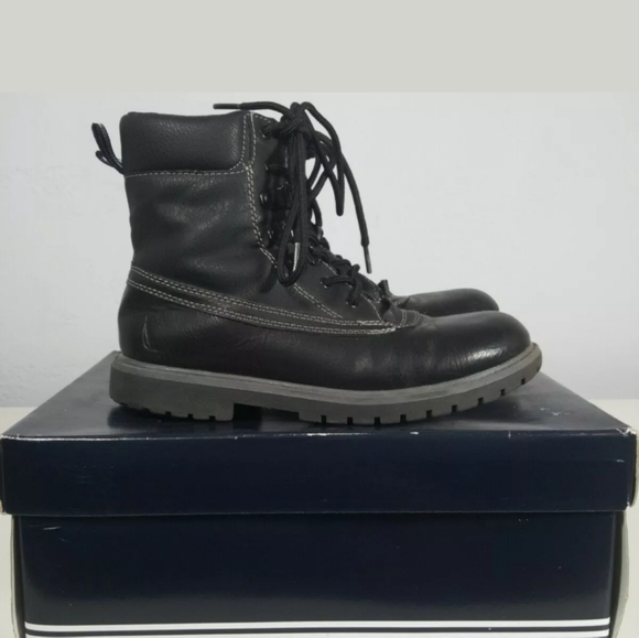 Nautica Alemeda Black Boots Sz 3 Pre-owned - Picture 4 of 8